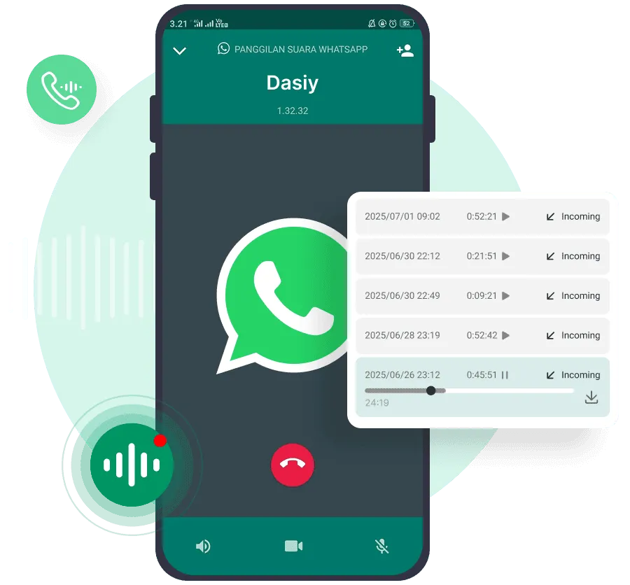 Enregistrer les appels vocaux et vidéo WhatsApp sans effort